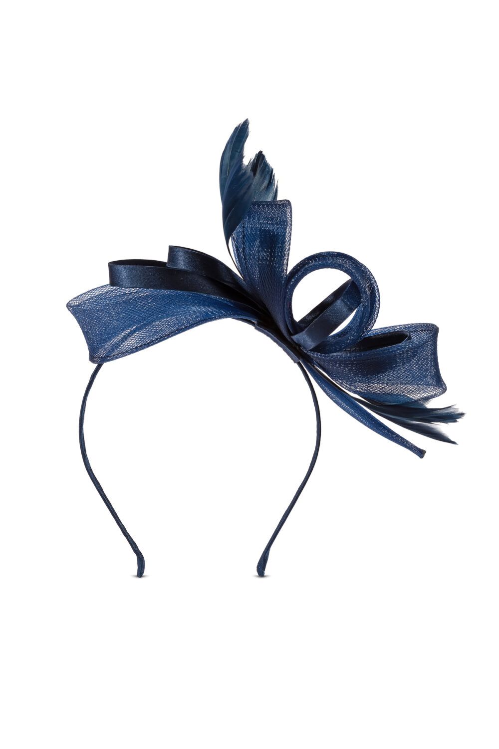 Jon Richard Navy Medium Fascinator Headband image 1
