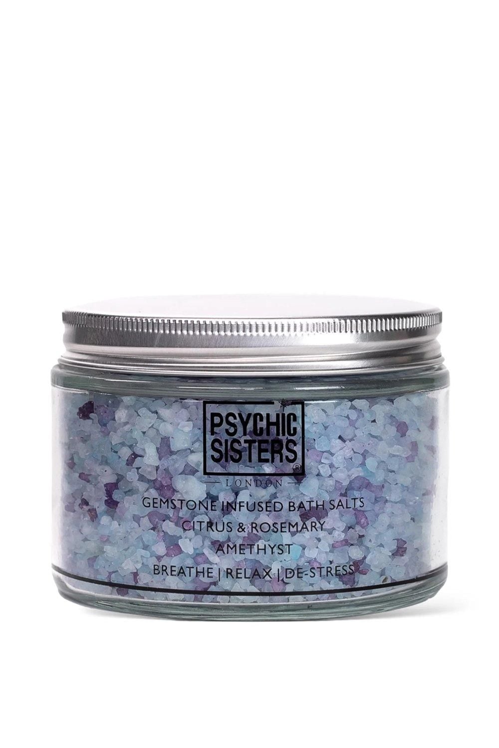 Psychic Sisters Amethyst Gemstone bath salt Multi image 1