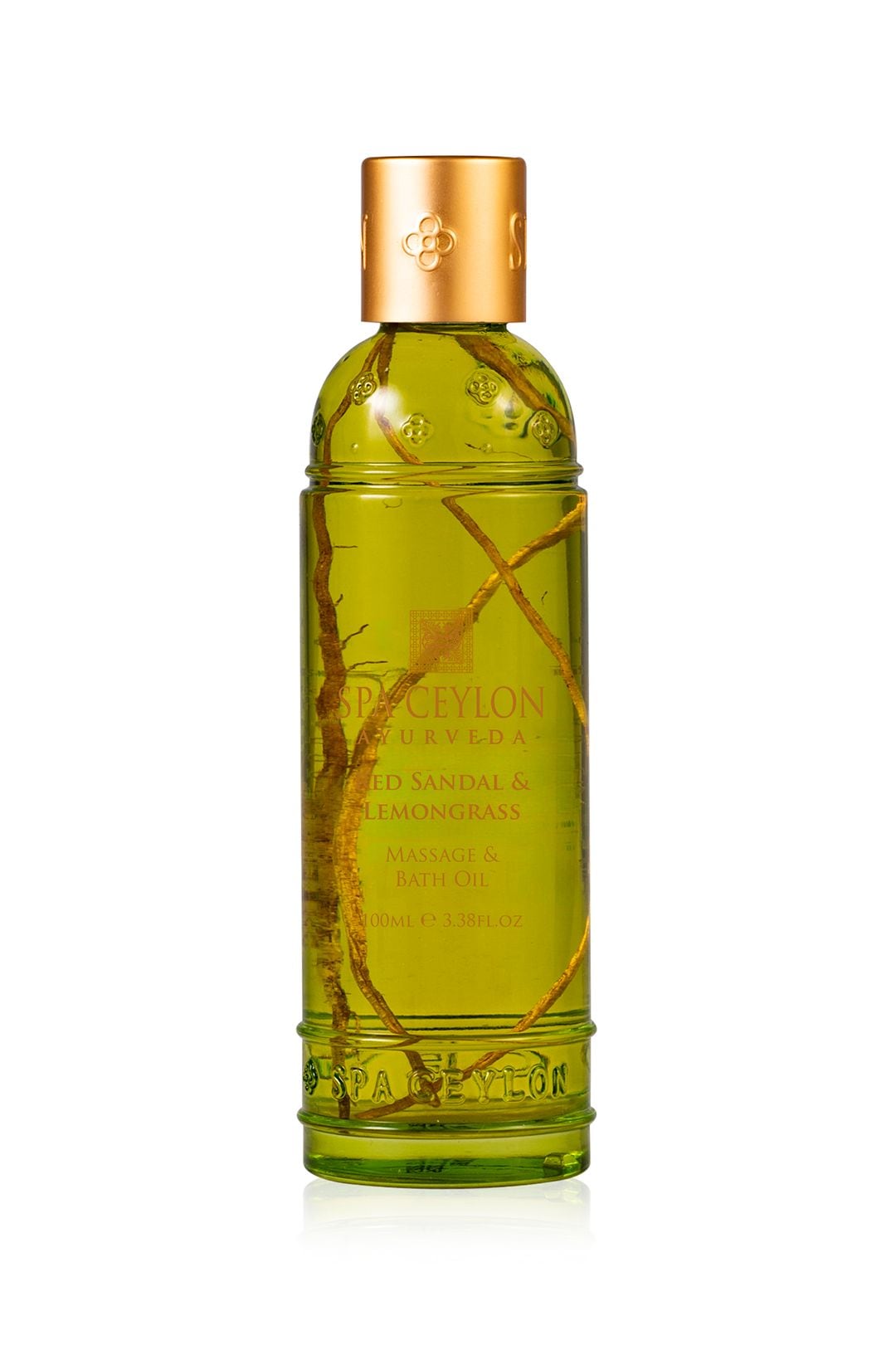 Spa Ceylon RED SANDAL & LEMONGRASS - Massage & Bath Oil 100ml image 2