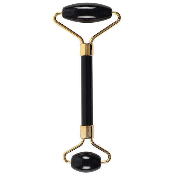 KDMD Gemstone Face Roller - Black Obsidian