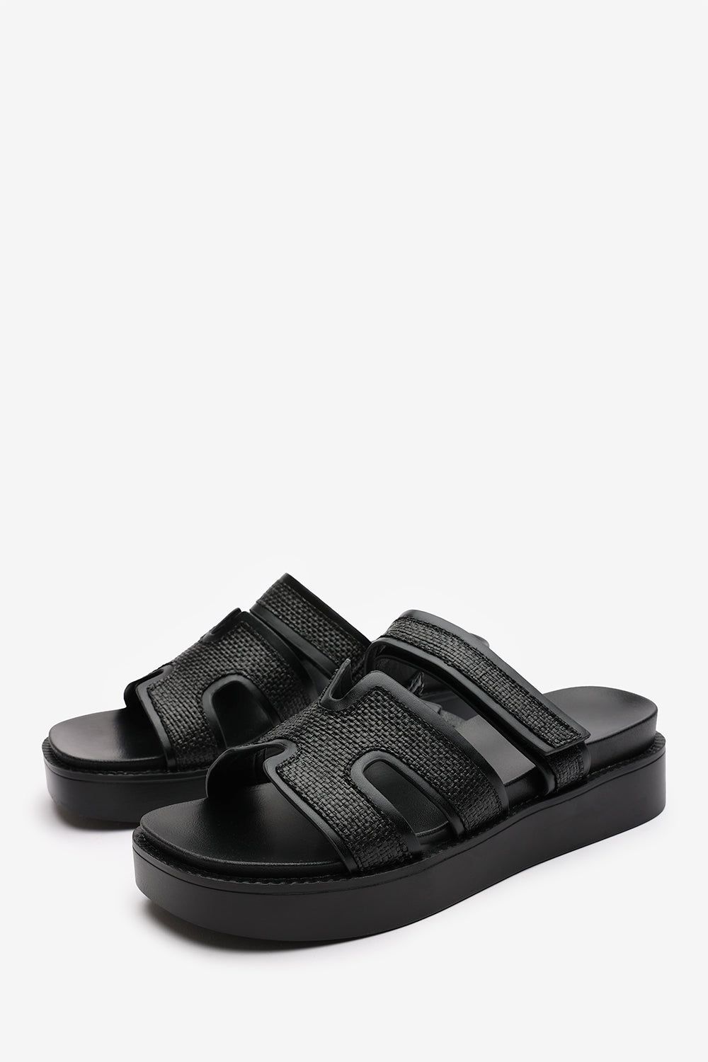 Where's That From 'Splendor' Slider Flatform Sandals With Cutout Straps image 3
