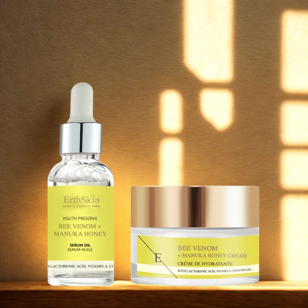 Erth Skin London Bee Venom Honey Cream 50ml  +Bee Venom Serum Oil 30ml image 3