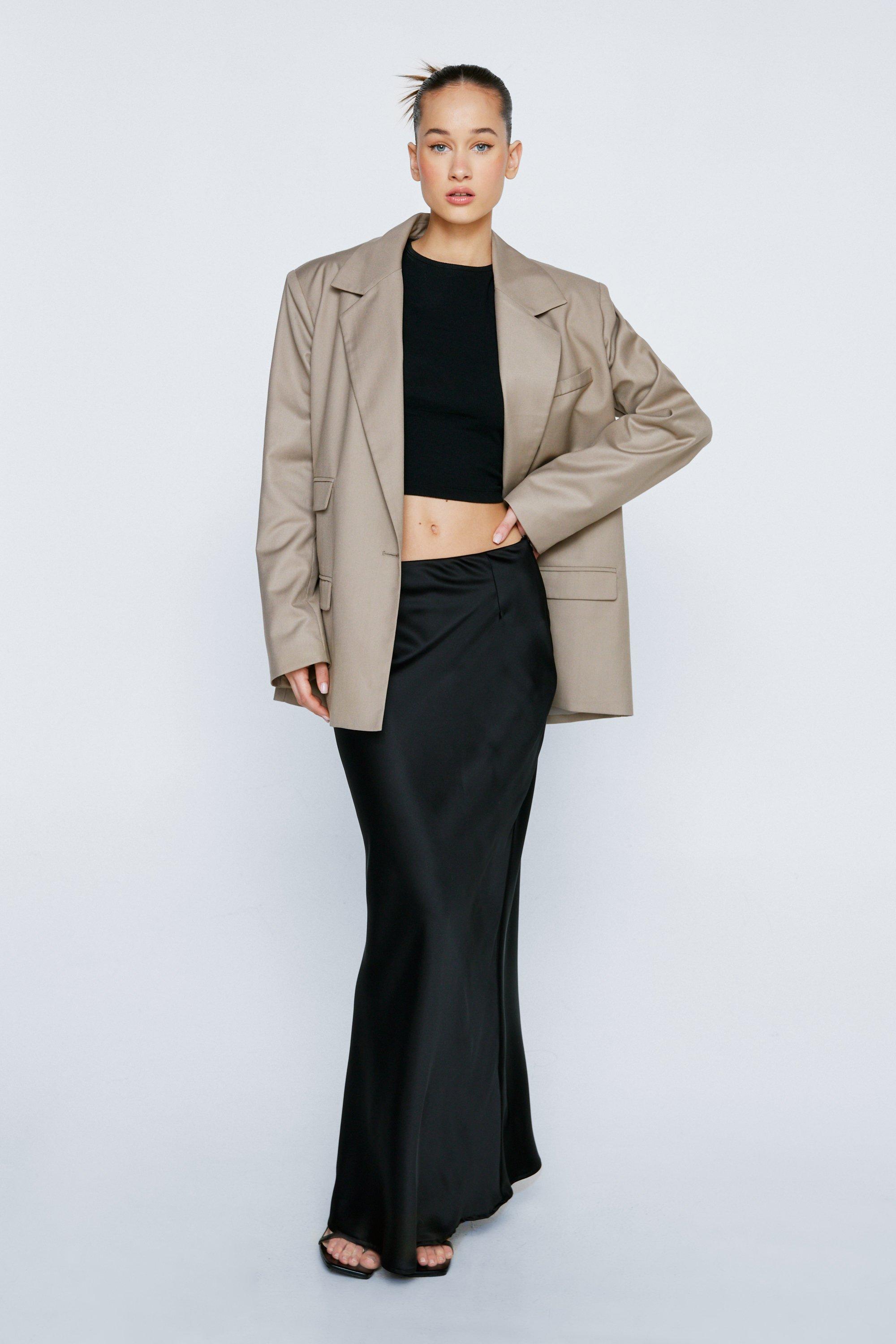 NastyGal Satin Maxi Skirt image 2