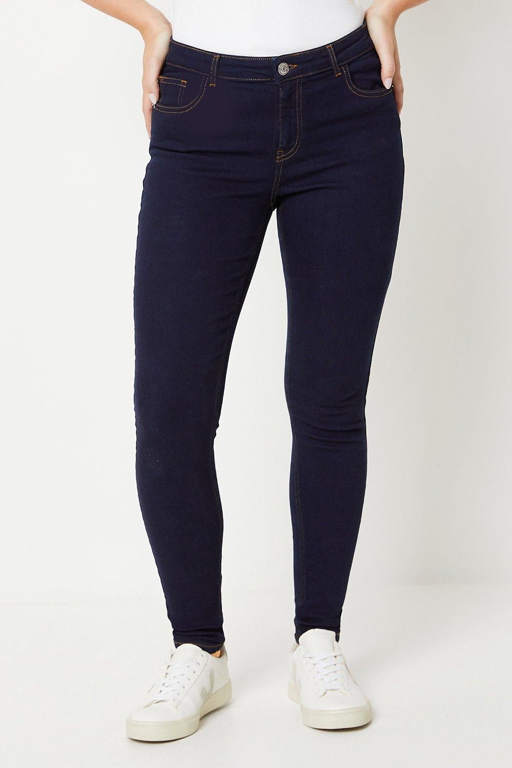 Dorothy Perkins Comfort Stretch Skinny Jeans Indigo image 2