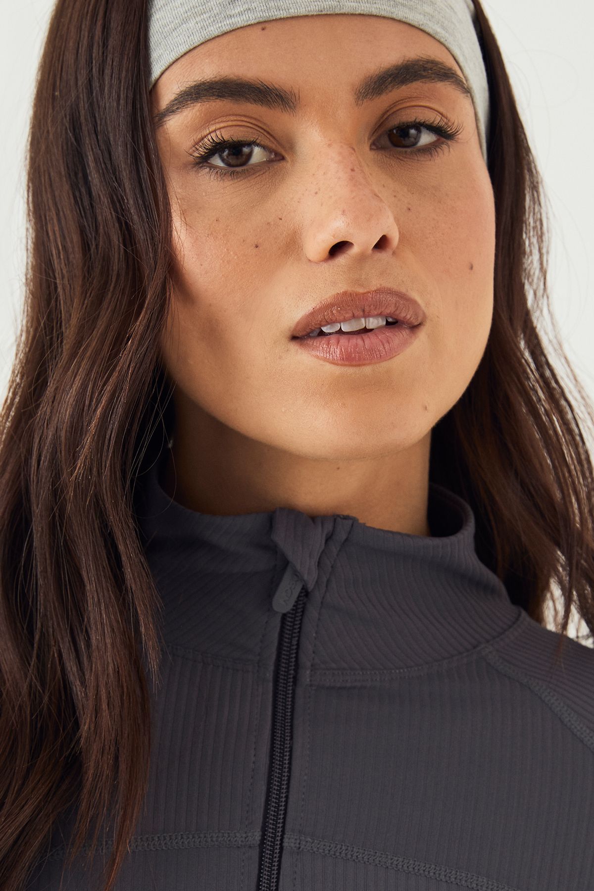 DSGN Studio DSGN Studio Ultra Sculpt Rib Seam Detail Sports Jacket Slate Grey image 4