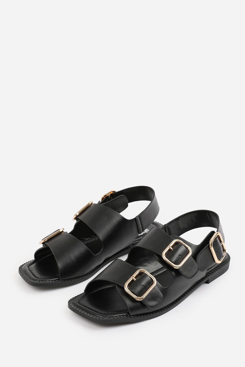 Where's That From 'Alora' Flatform Sandal With Multi Buckles Strap Detail image 3
