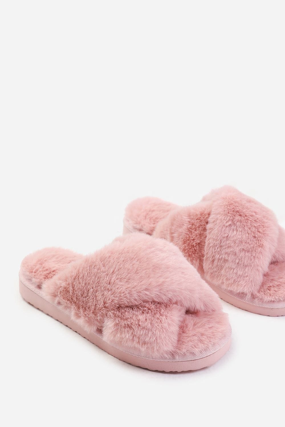 Where's That From 'Cuddle' Cross Over Fluffy Slippers image 3