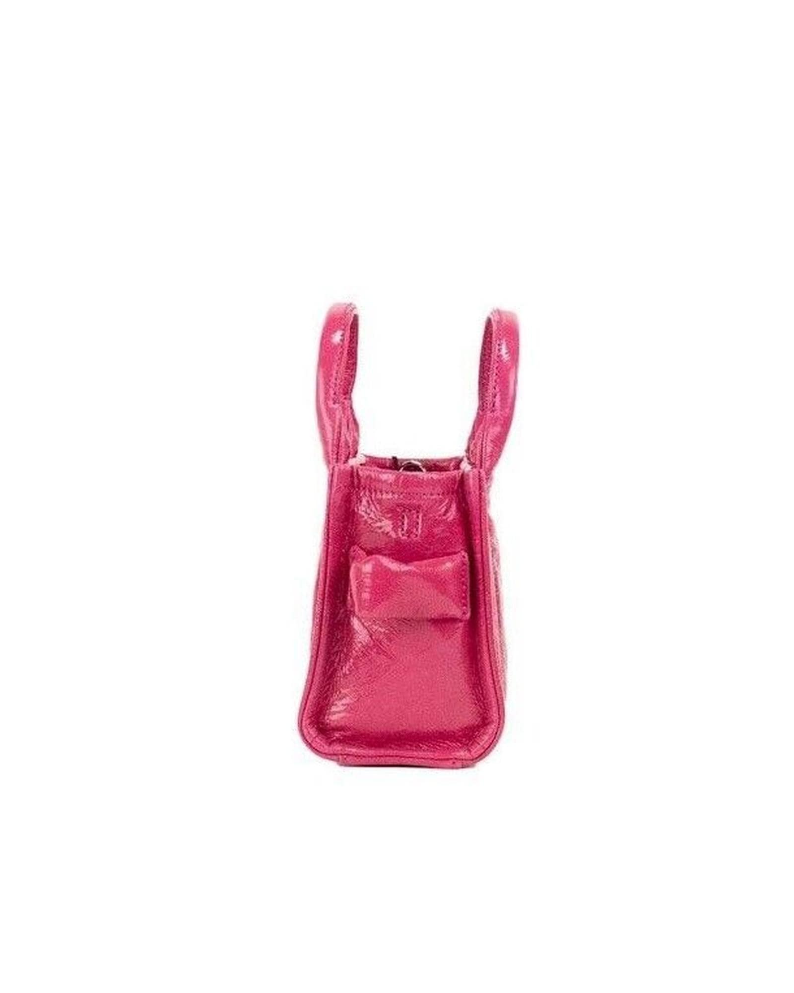 Marc Jacobs The Tote Bag Mini Pink Wo - Magenta Crossbody Bags image 5
