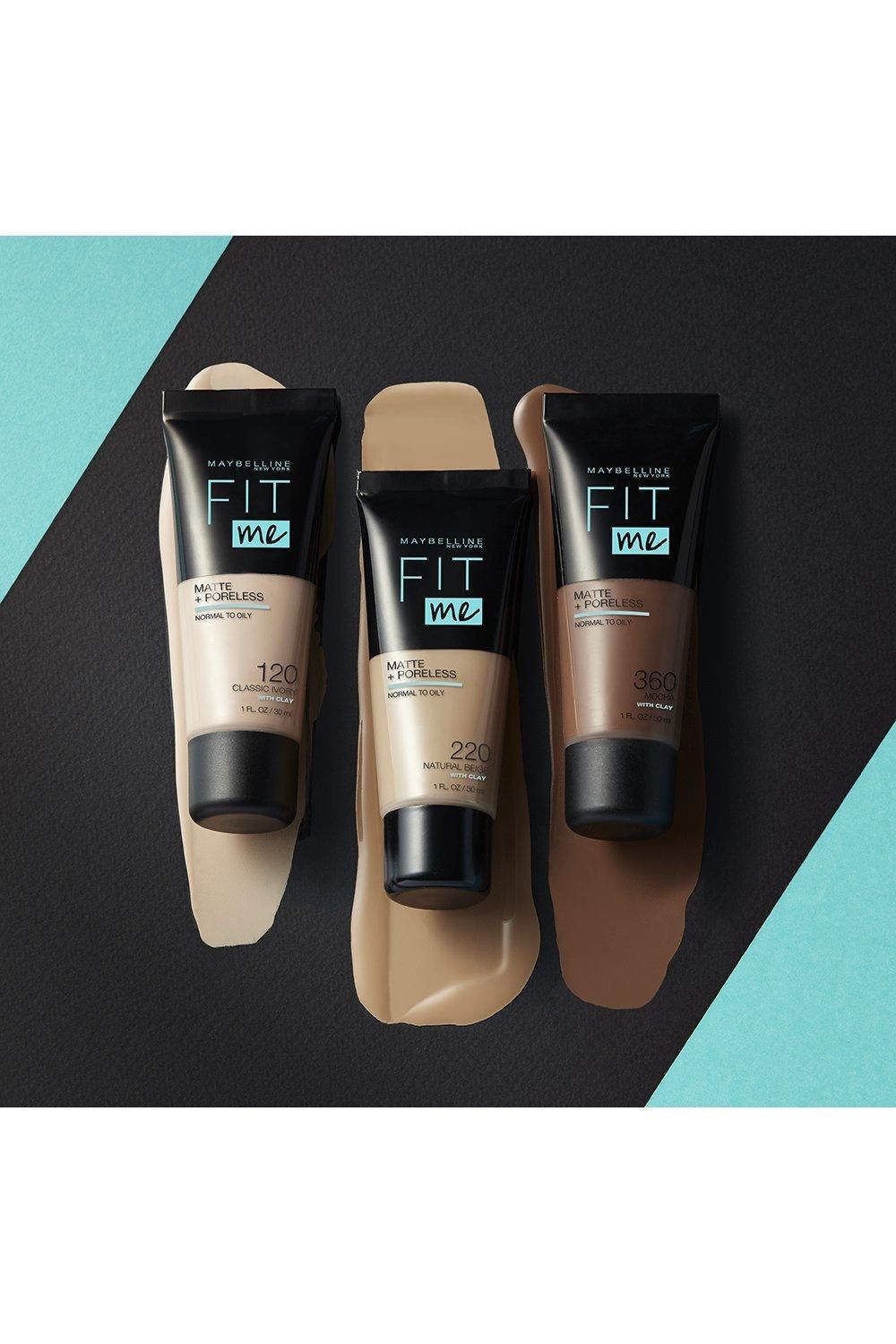 Maybelline Fit Me Matte & Poreless Full Coverage Matte Blendable Normal to Oily Skin Foundation Classic Ivory image 8
