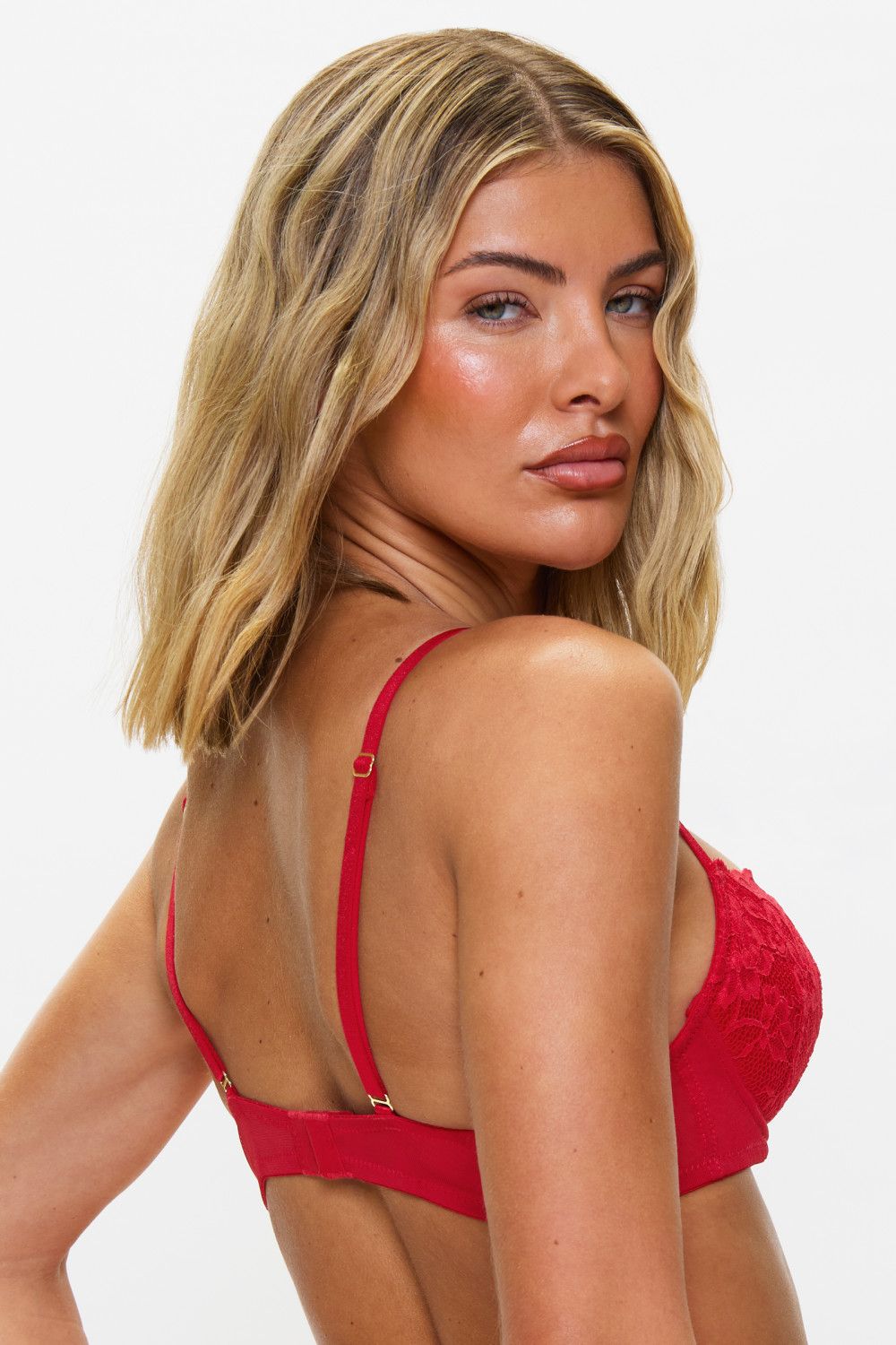 Ann Summers Valentines Sexy Lace Padded Balcony Bra image 2