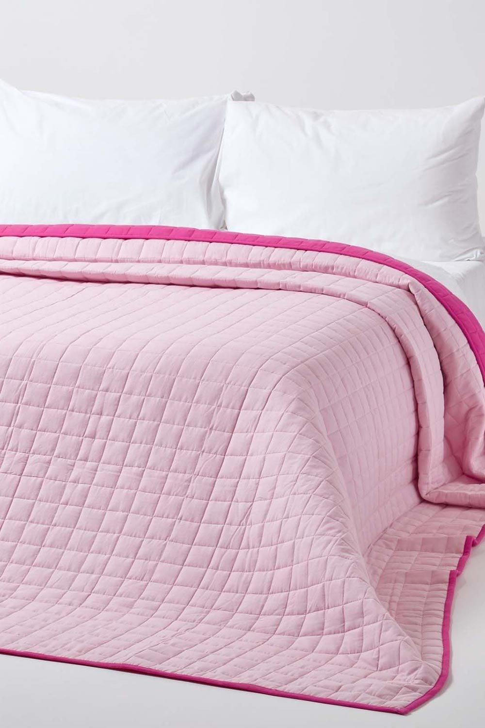 Homescapes Cotton Quilted Reversible Bedspread image 4