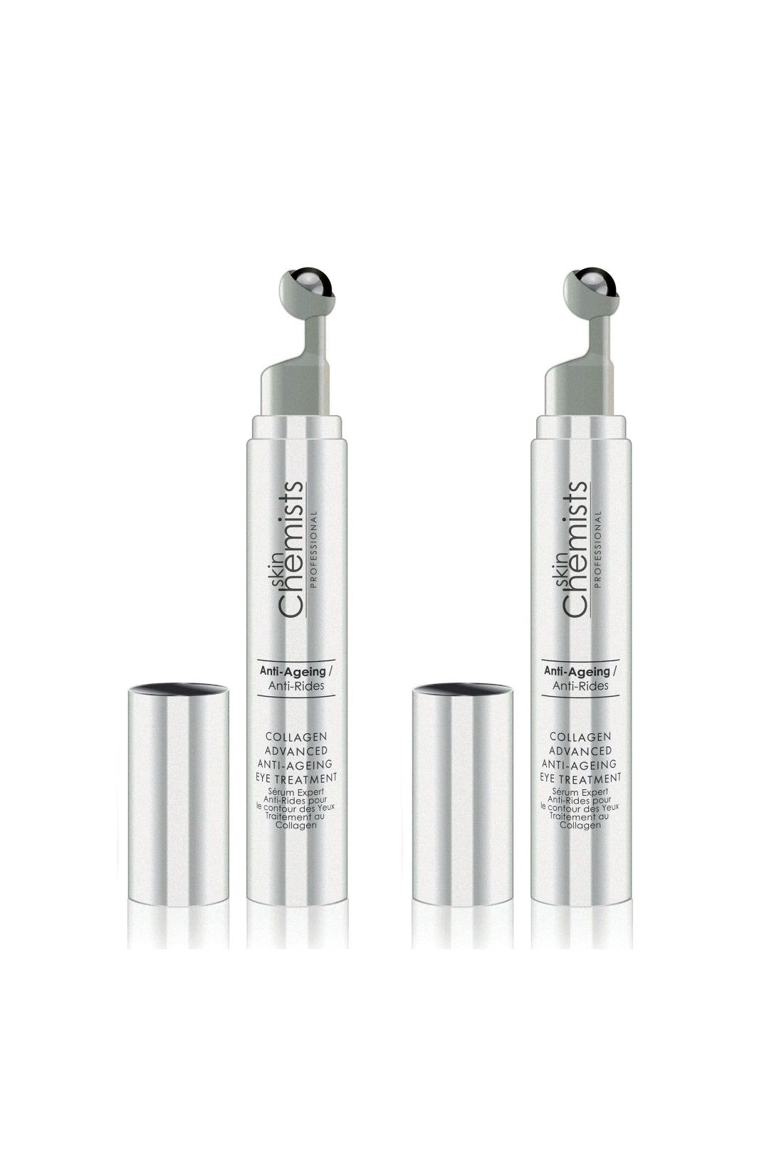 skinChemists professional Collagen Advanced Anti-Ageing Eye Treatment 15ml x 2 Duo Pack image 1