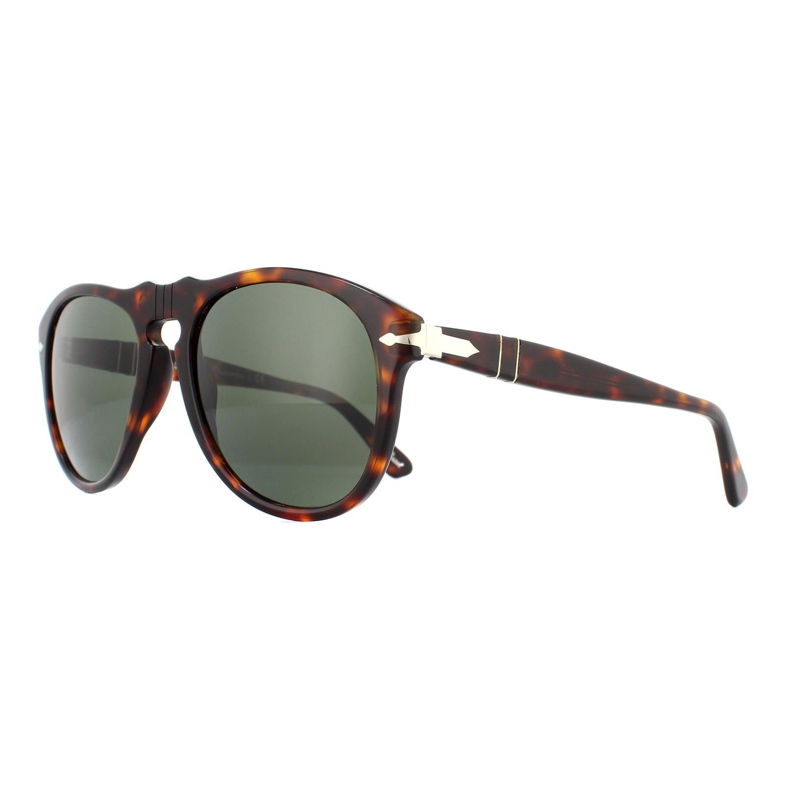 Persol Aviator Havana Crystal Green 649 Sunglasses image 2