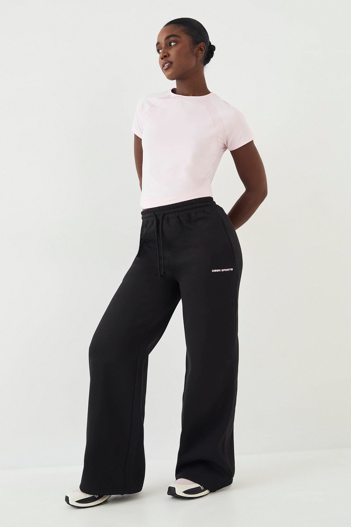 DSGN Studio DSGN Studio Sport Straight Leg Jogger Black image 3