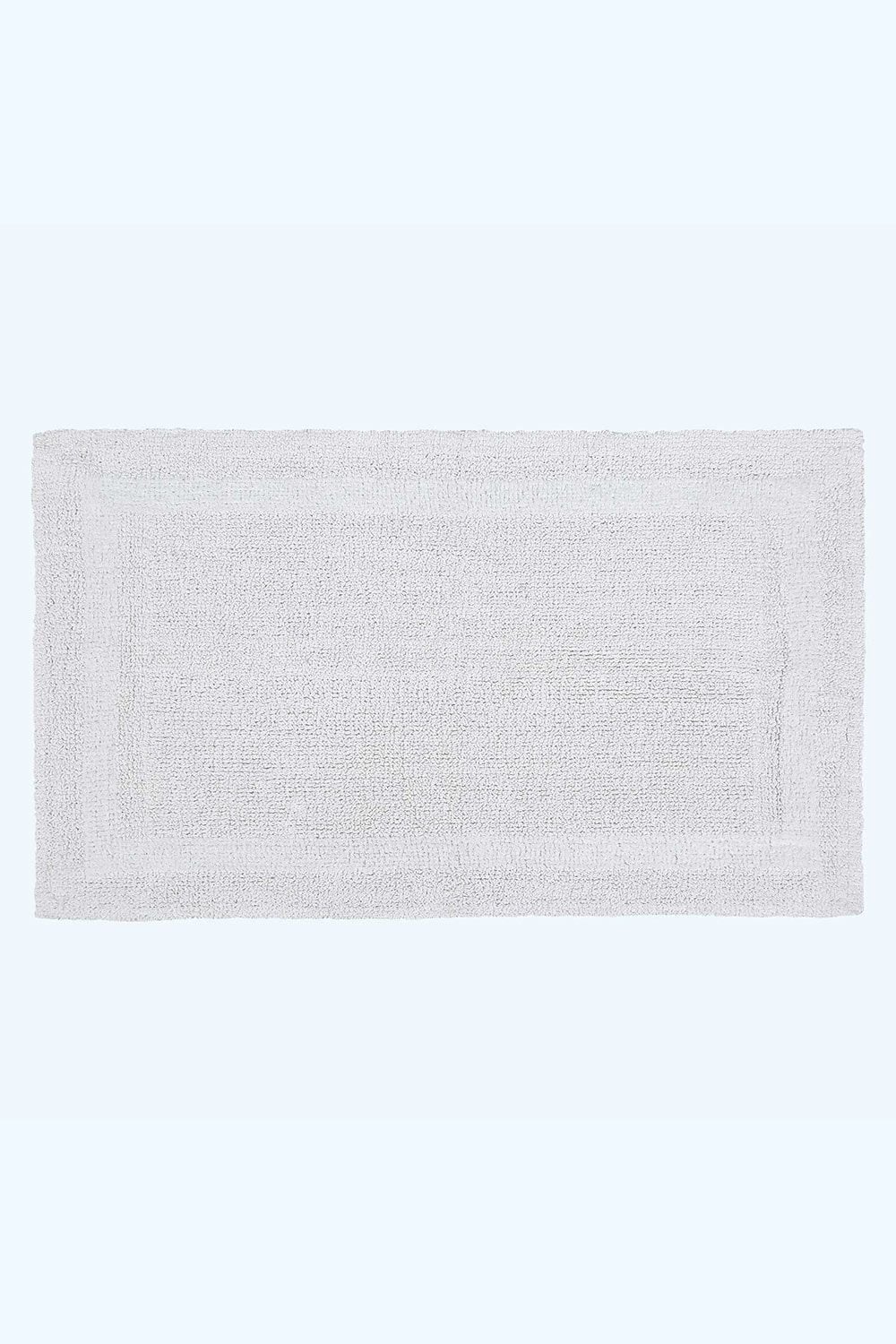 Homescapes Luxury Bath Mat Reversible 100% Cotton 1600GSM, 50 x 80cm, Extra Soft image 1