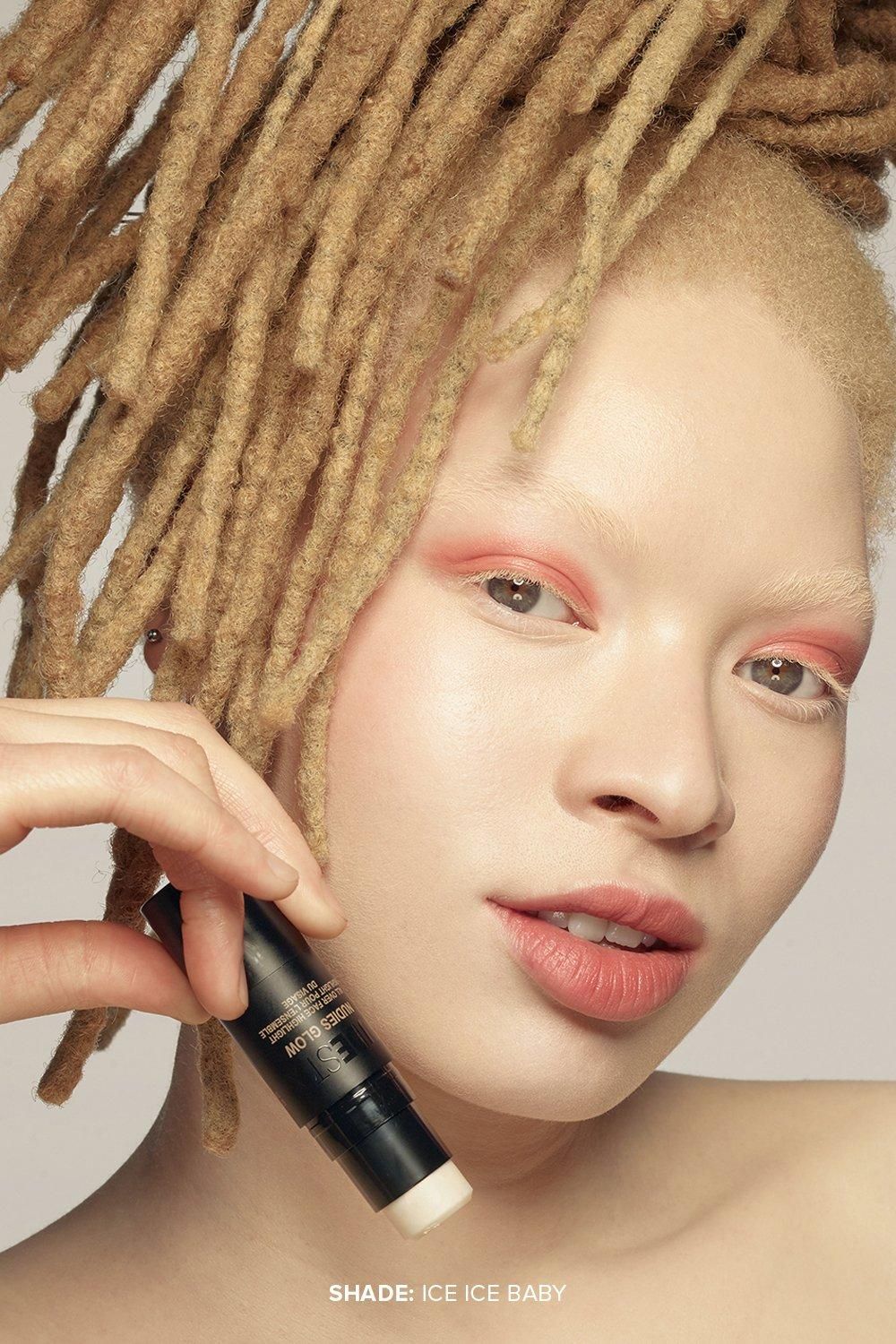 Nudestix Nudies Glow All Over Face Highlighter Ice Ice Baby image 2