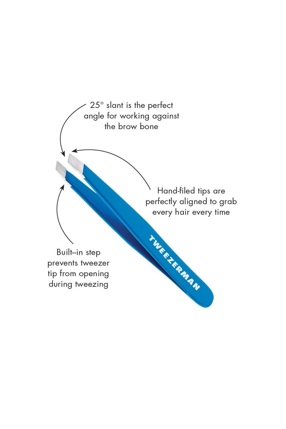 Tweezerman Mini Slant Tweezer Blue image 6