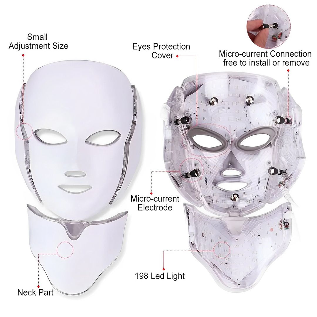 Erth Skin London 7 LED Colour Face + Neck Mask - Limited Edition image 9