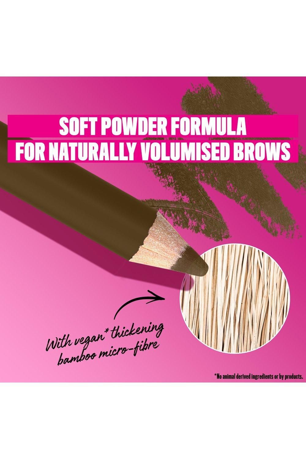 NYX Professional Makeup Powder Louder Brow Pencil 12HR Wear Buildable Micro-Fibres Taupe image 4