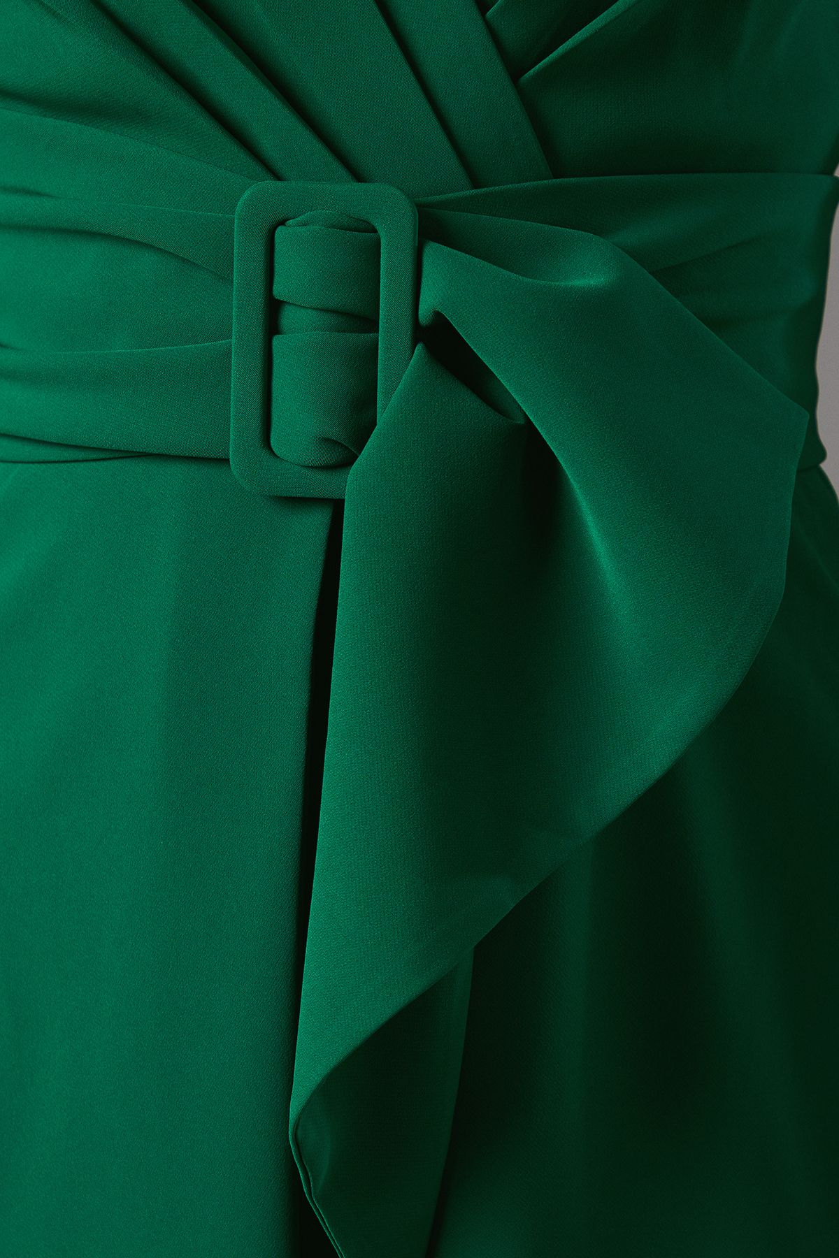 Coast Belted Crepe Dress Emerald image 5