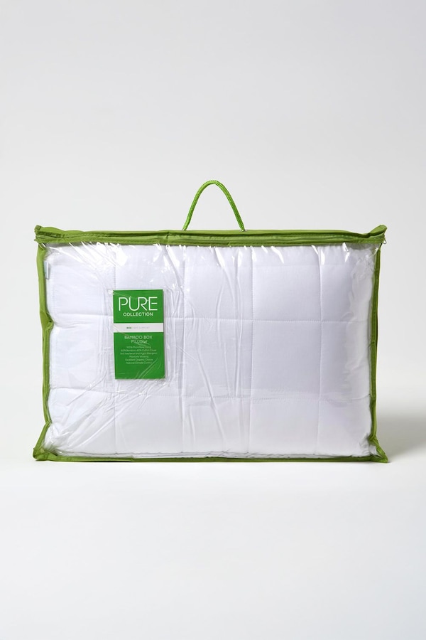 Homescapes Luxury Hypoallergenic Bamboo Pillow for Side Sleepers