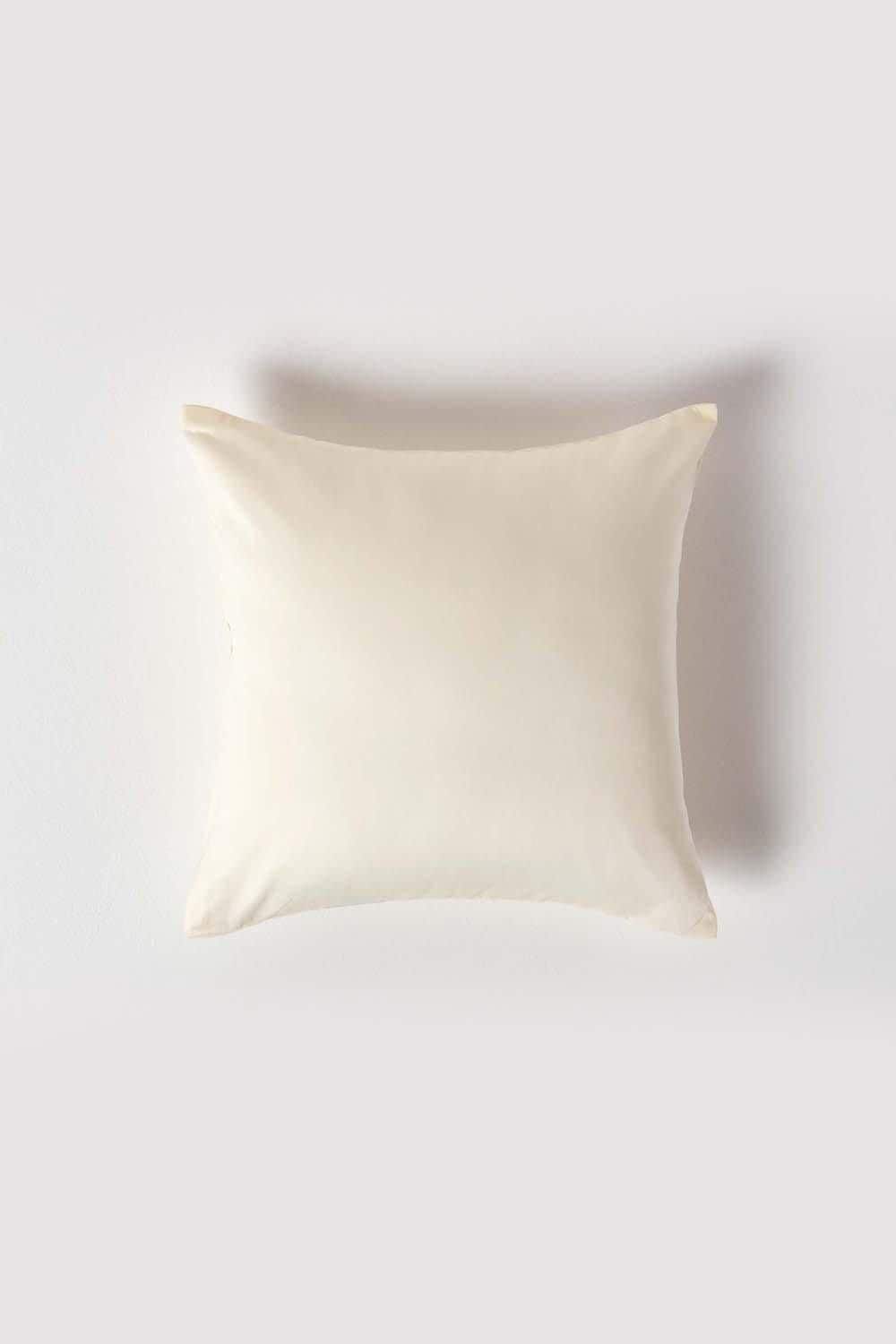 Homescapes Sateen Cotton Continental Pillowcase 400 TC, 40 x 40 cm image 1