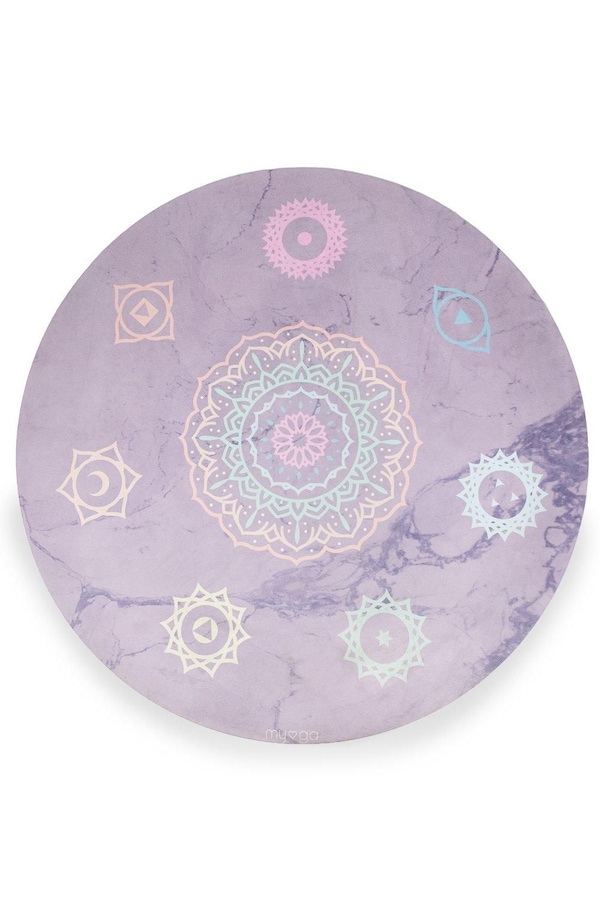 Myga Round Chakra Yoga Mat - 139cm Diameter