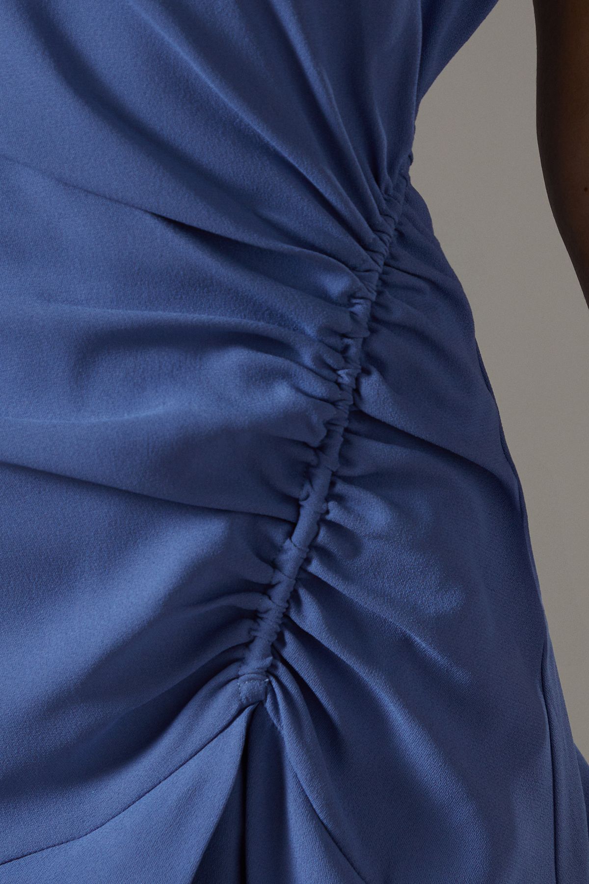 Coast Drape Side Cap Sleeve Midi Dress Grey Blue image 5