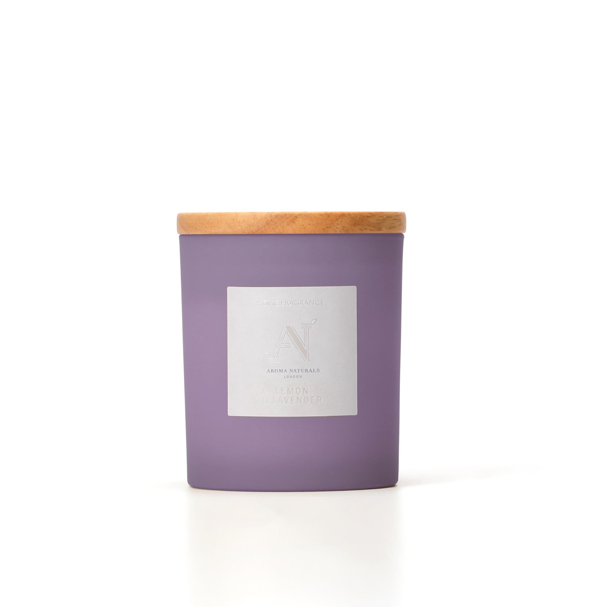 Aroma Naturals Frosted Decadence Glass Candle - Pink Cherry & Vanilla Scent