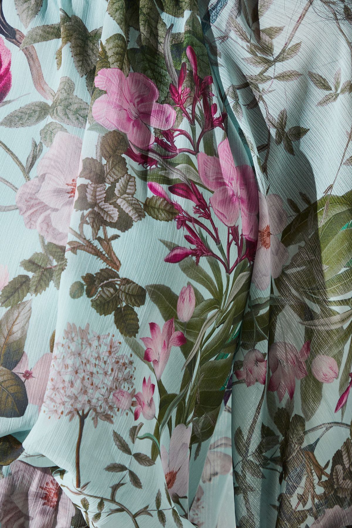 Coast Printed Chiffon Blouson Midi Dress Multi image 5