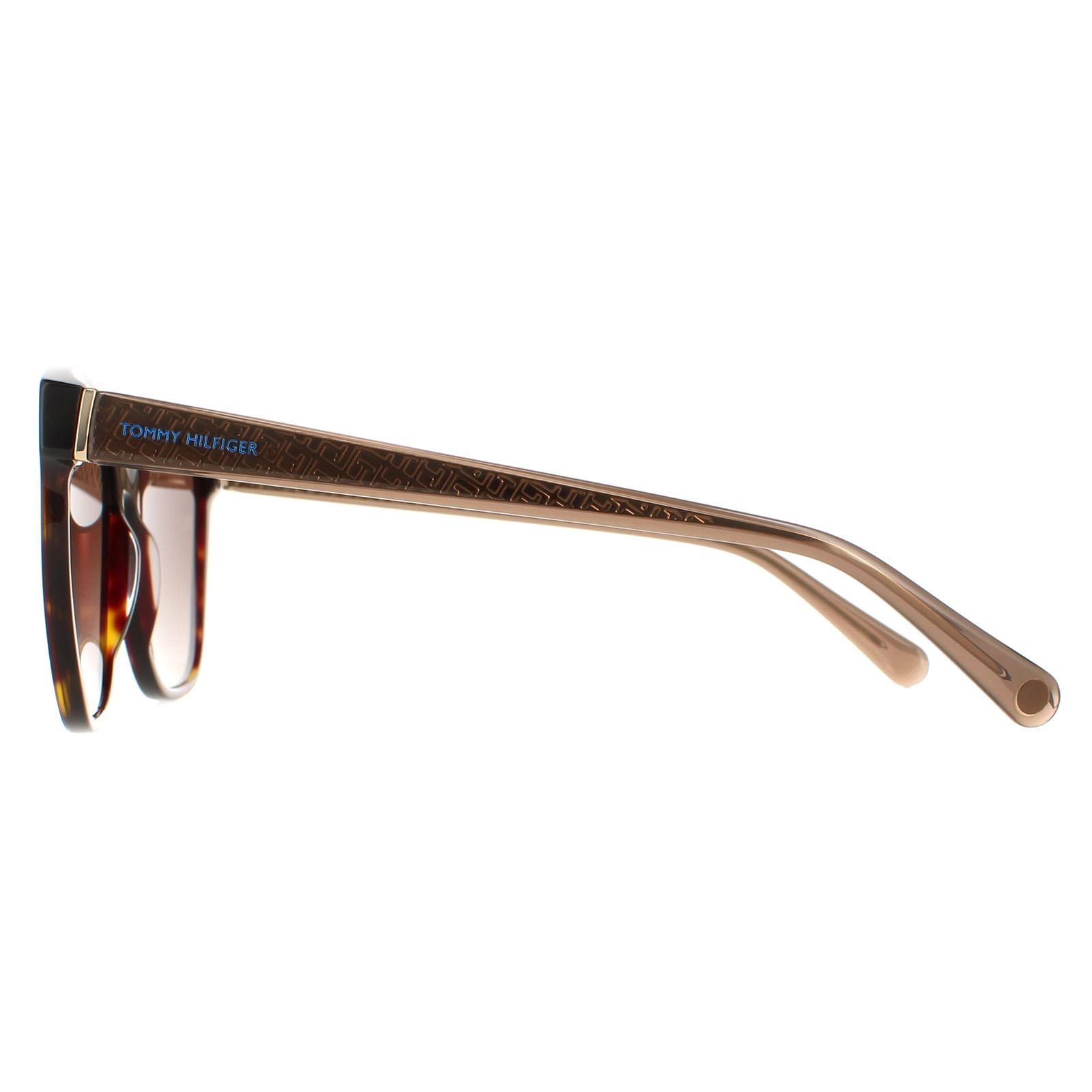 Tommy Hilfiger Square Havana Brown Gradient TH 1811/S image 3