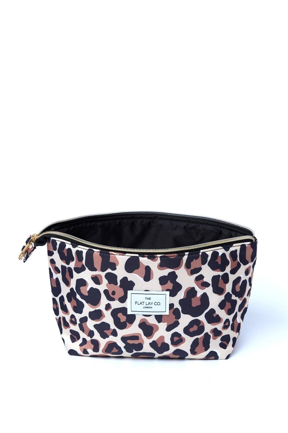 The Flat Lay Co Essential Pouch in Leopard Multi image 3