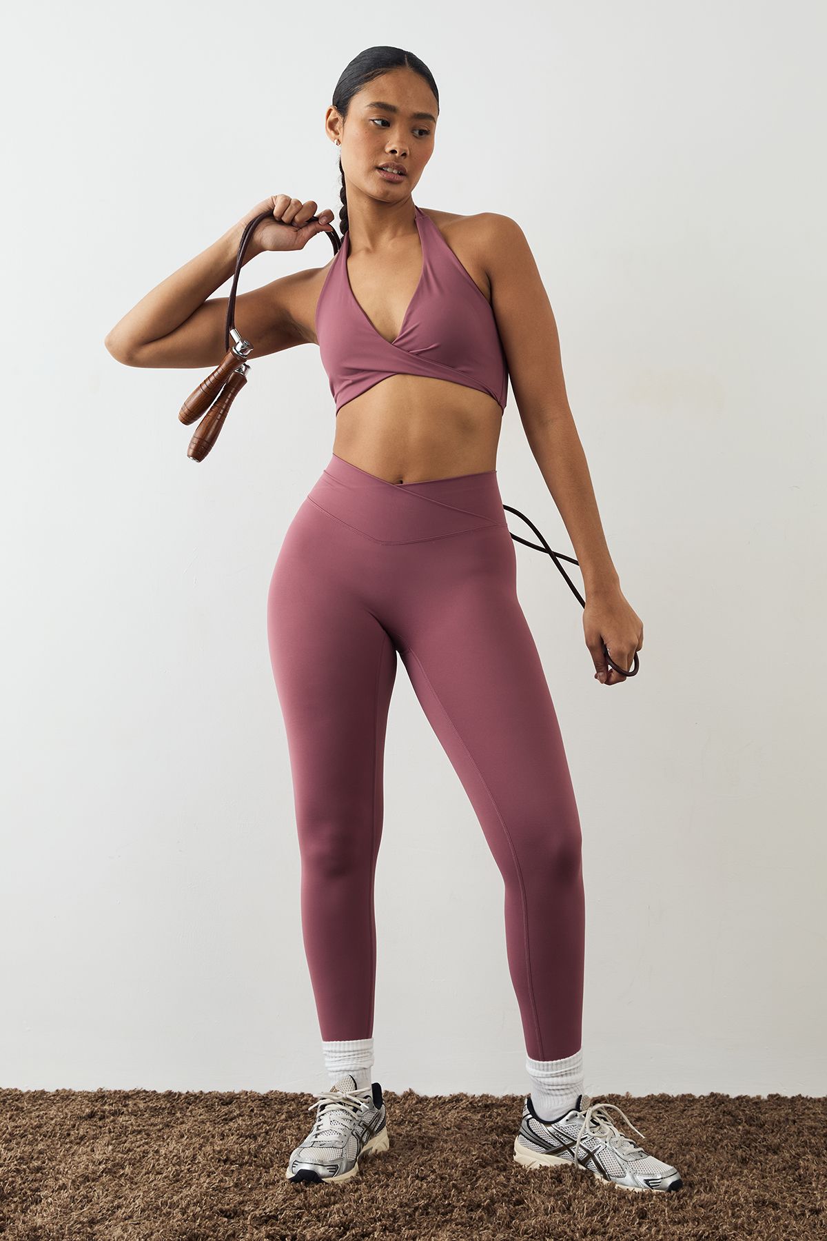 DSGN Studio DSGN Studio Ultra Sculpt Wrap Waist Legging Rose image 3