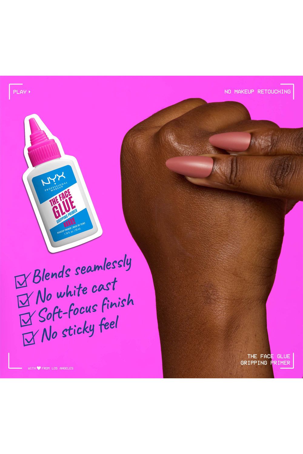 NYX Professional Makeup The Face Glue Primer 35ml Multi image 5