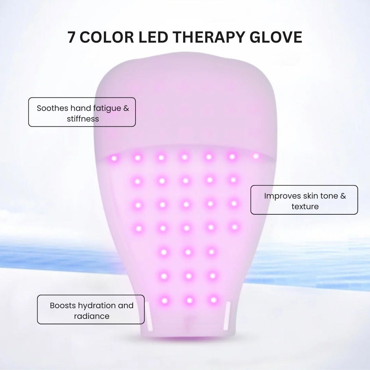 Erth Skin London Erth Beauty Electronic 7 Colour LED Therapy Glove image 4