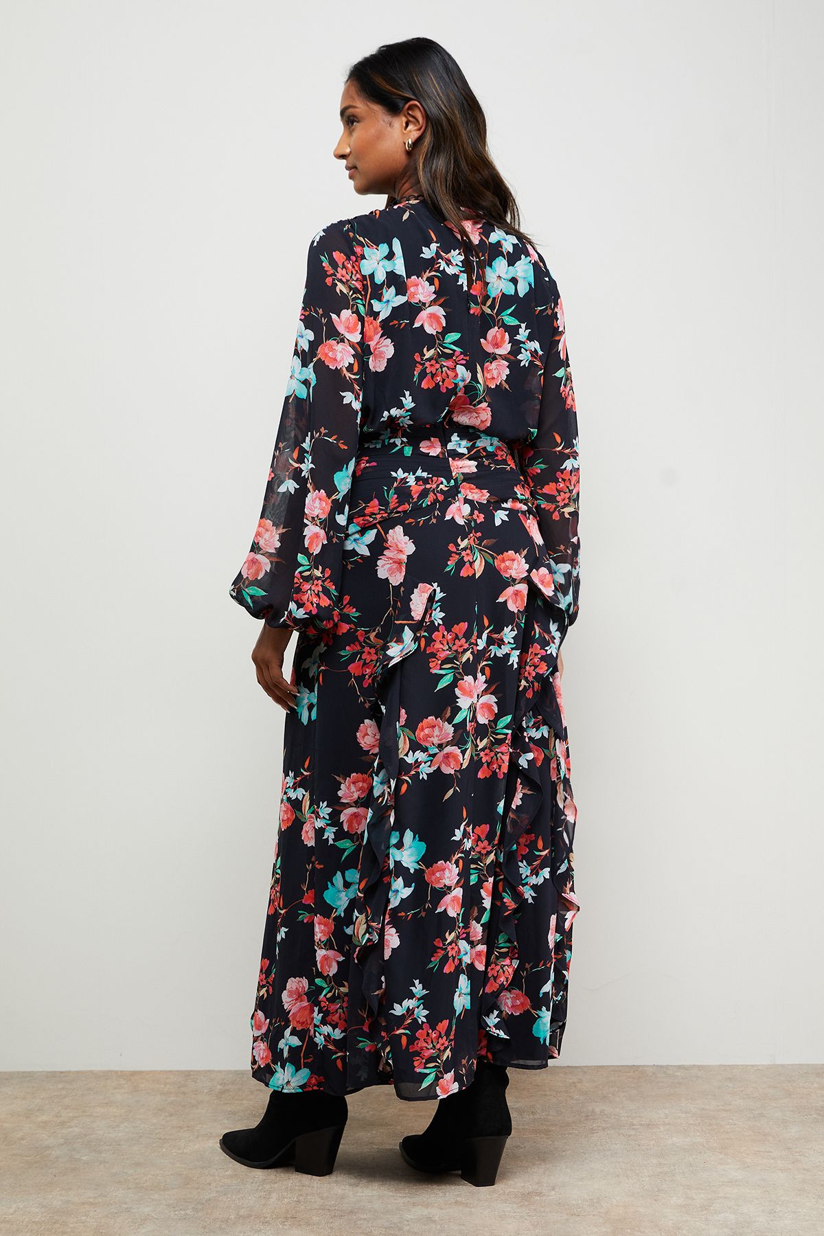 Oasis Boho Long Sleeve Maxi Dress Multi image 3