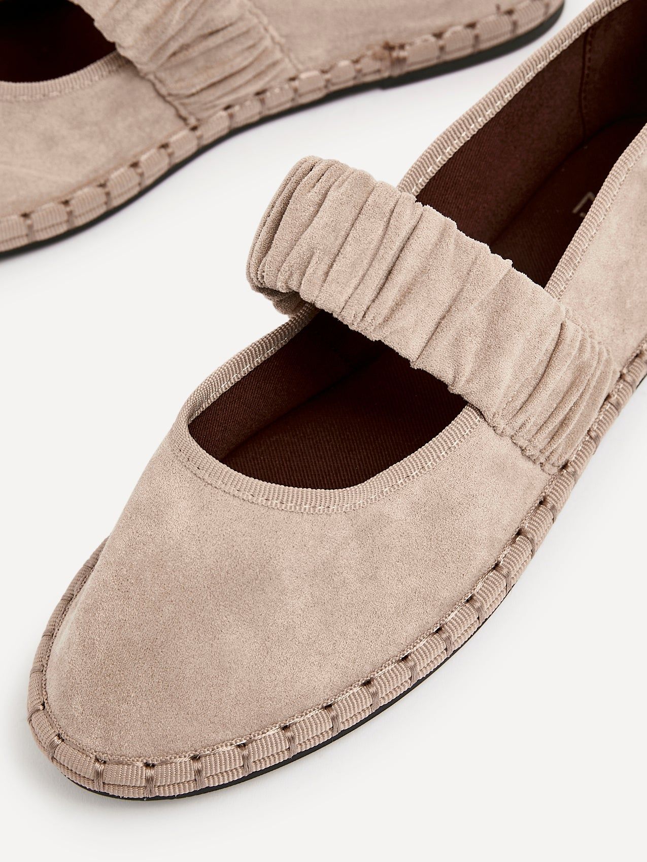 Linzi Lorella Beige Faux Suede Mary Jane image 4