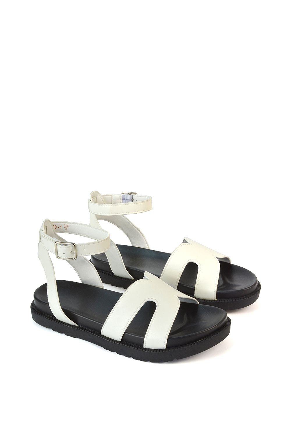 XY London 'Angie' Flat Strappy Flexible Flatform Open Toe Sandals image 5