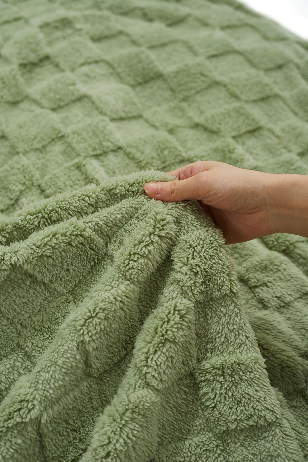 Living and Home Reversible Soft Checkered Throw Blanket image 2