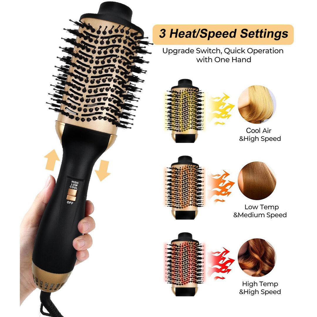 Erth Skin London All in One Professional Hair Styling Brush Uk/EU Plug image 3