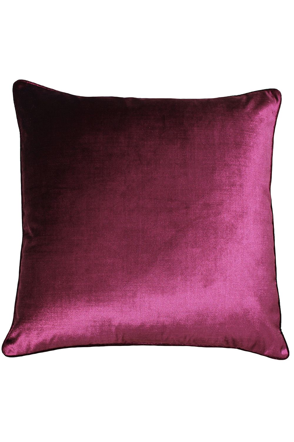 Paoletti Luxe Velvet Piped Cushion image 1