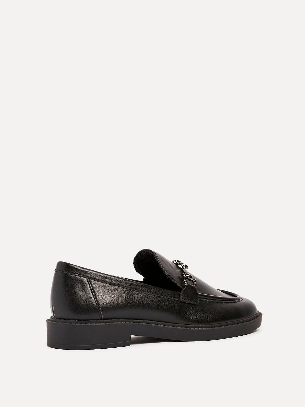 Linzi Elite Black Faux Leather Loafer image 5