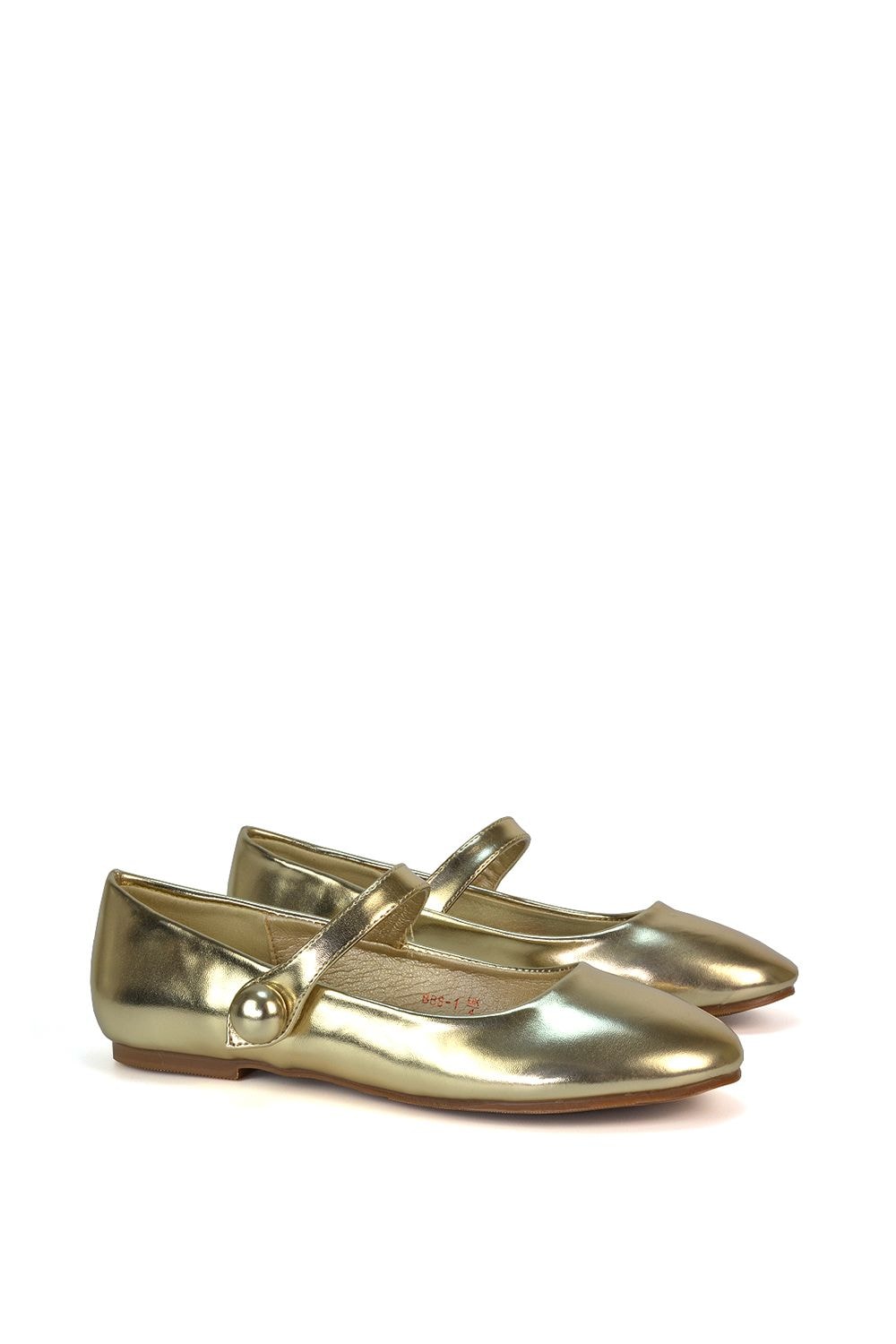 XY London 'Joanna' Flat Closed Toe Mary Jane Ballet Dolly Shoes Pumps image 4