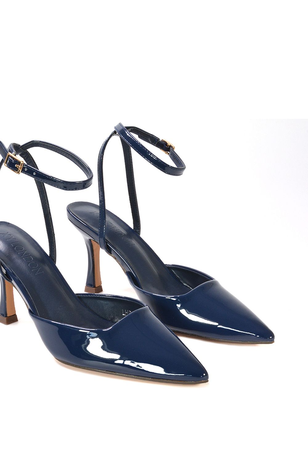 XY London 'Lacey May' Strappy Stiletto High Heel Pointed Toe Pumps Shoes image 6