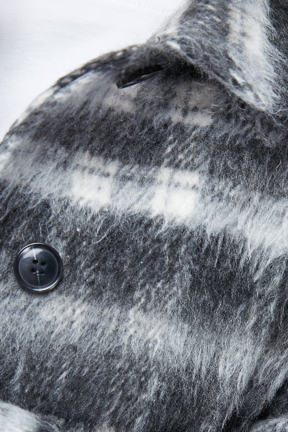 Warehouse Check Oversized Short Car Coat Multi image 5