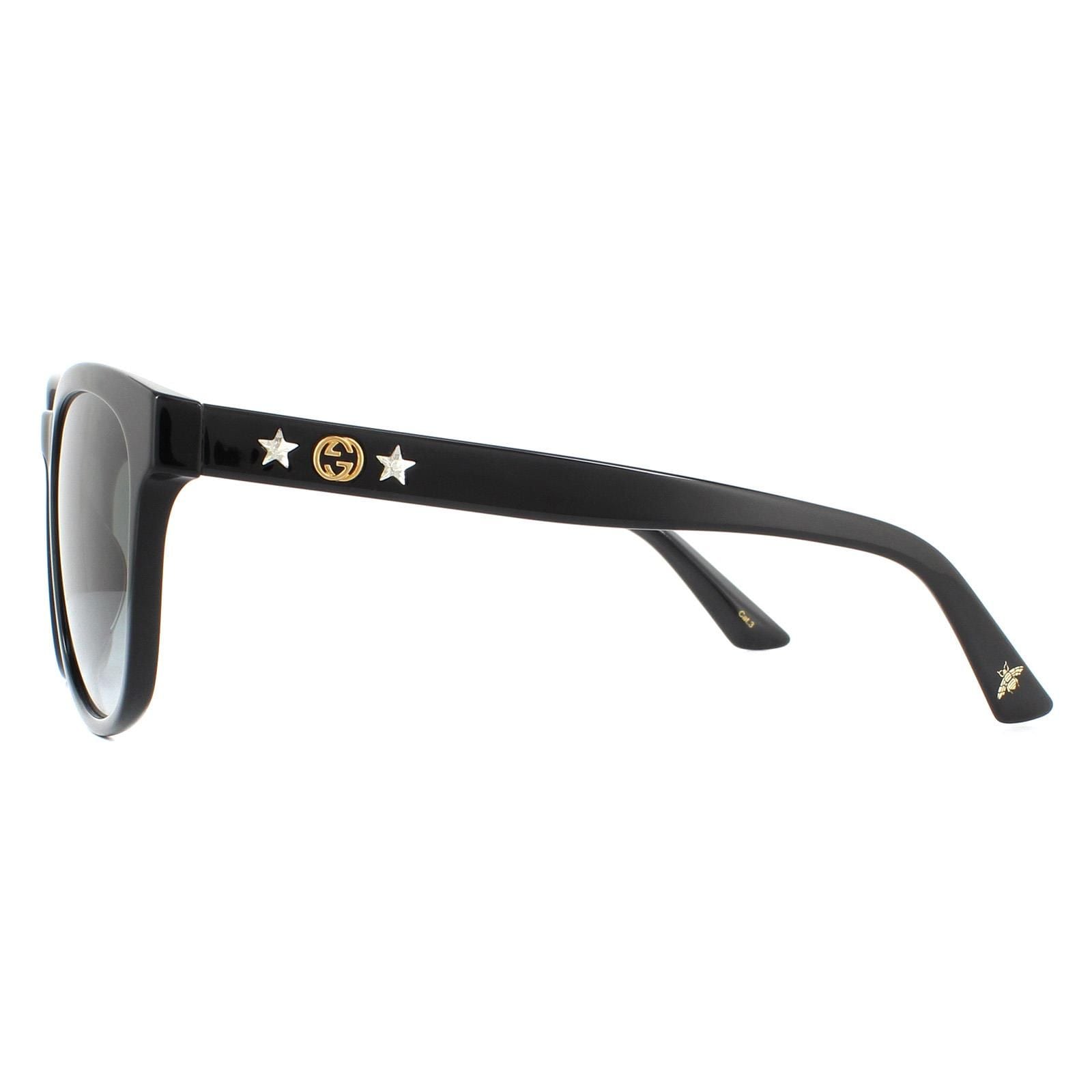 Gucci Square Black Grey Sunglasses image 3