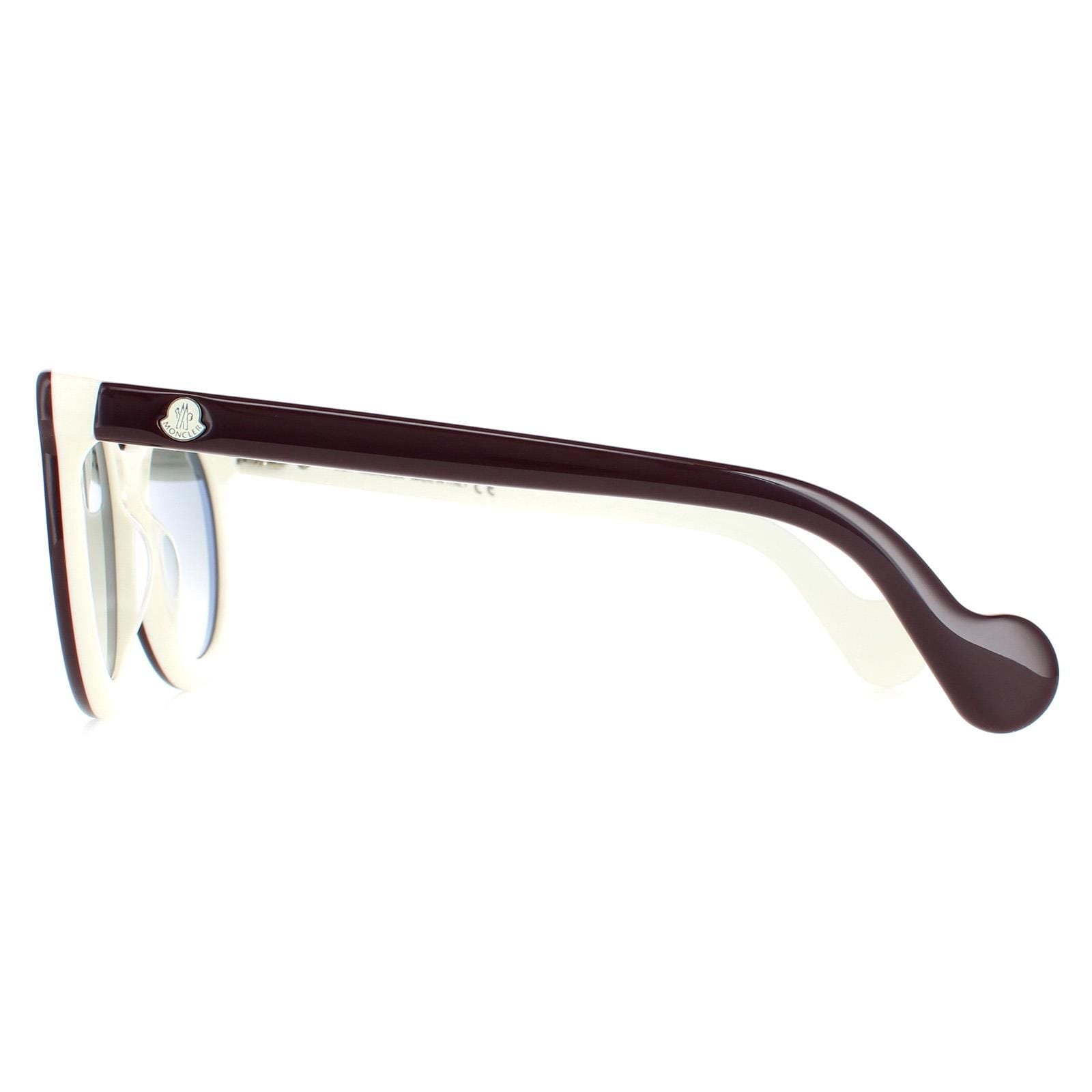 Moncler Round Bordeaux  Smoke Mirror ML0015 image 3