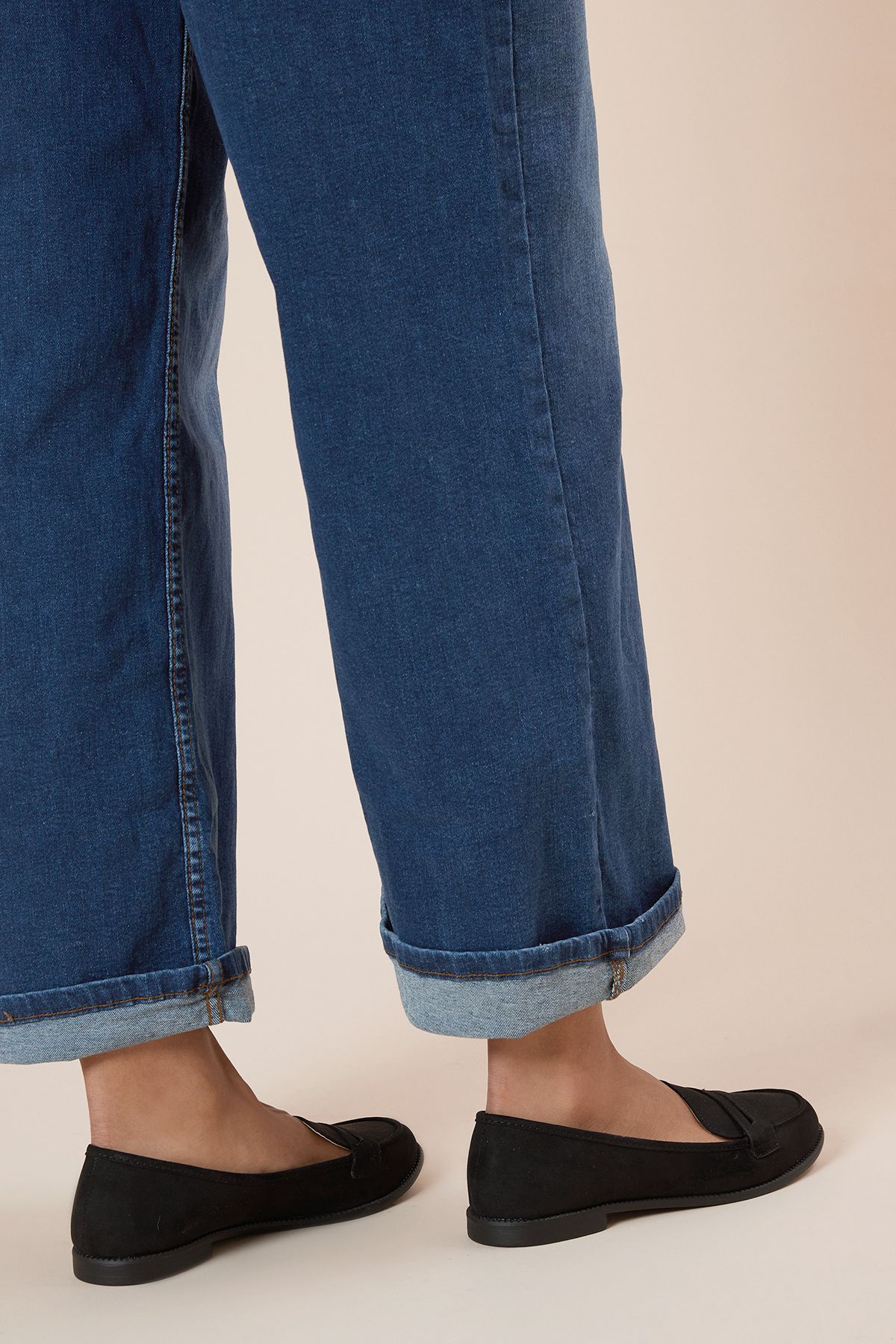 Dorothy Perkins Lara Penny Loafers Natural Black image 2