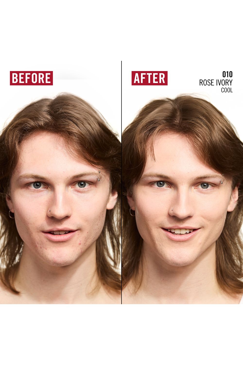 Rimmel London Kind & Free BLUR IT OUT Mattifying Skin Tint 30ml 010 Rose Ivory image 2