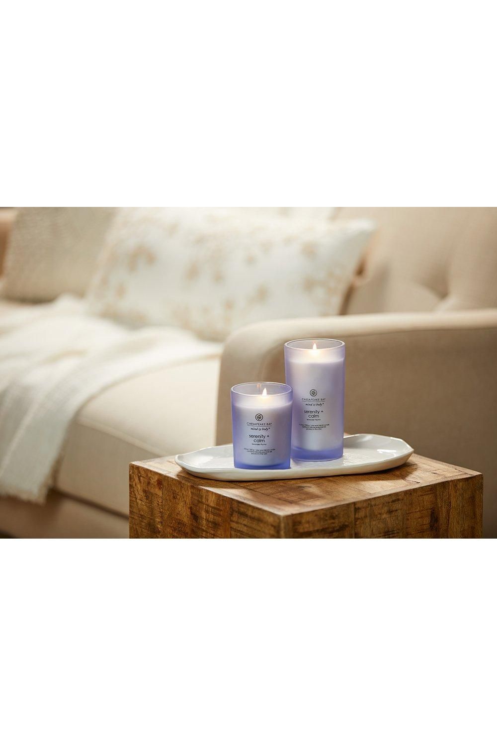 Chesapeake Bay Serenity + Calm Medium Candle Purple image 3